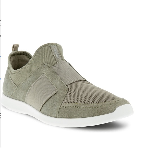 ECCO Vetiver Beige Color Women’s Sense II Slip-on Sneaker - New In Box - Reemoly
